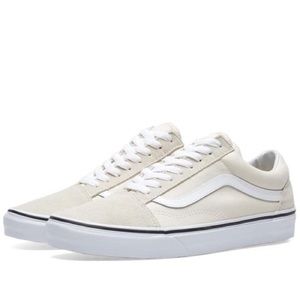 cream white vans